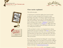 Tablet Screenshot of chesstactics.org